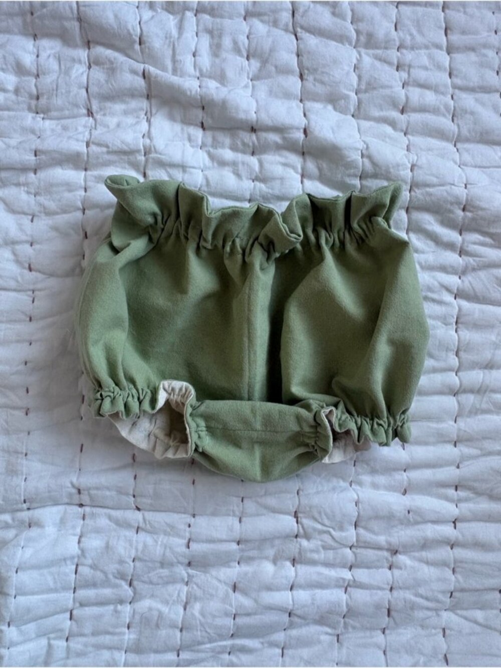 Green Ruffle Baby Bloomers - Kids Accessories